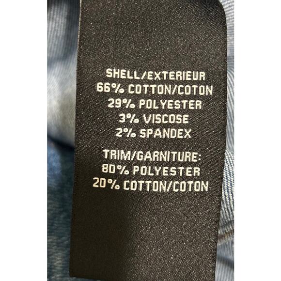 Bagatelle High Rise Wide Leg Medium Blue Jeans Contrast Trim 28 x 30 - Picture 8 of 8